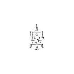 Thumbnail - Gedore, Fahrzeug Werkzeug, 1.07/4A1-B-HSP3 Universal-Abzieher, 3-armig, hydraulisch, 580x140mm