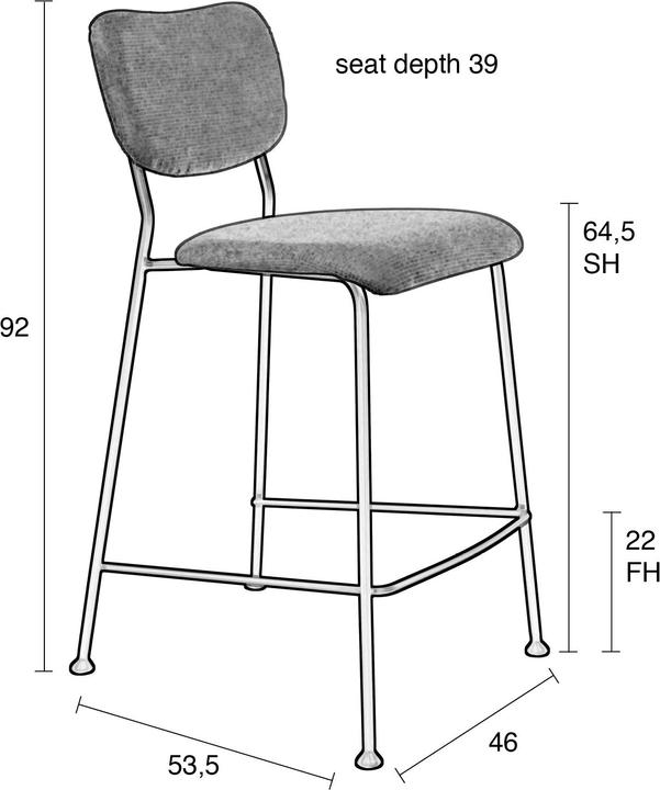 Actual product image Zuiver Benson