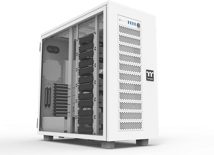 Actual product image Thermaltake Tt AX700 TG Snow White (SSI CEB, Mini-ITX, XL-ATX, ATX, mATX, SSI EEB)