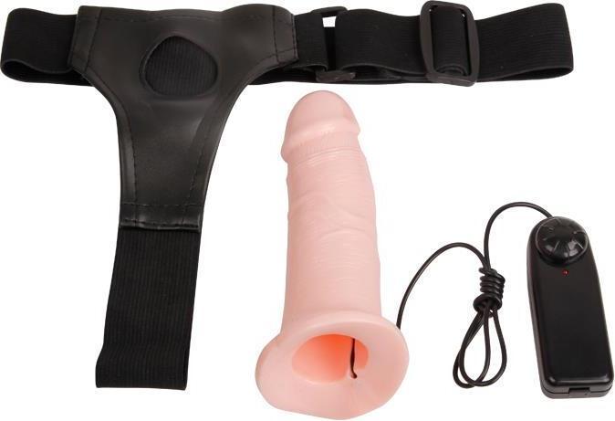 Actual product image Debra Strap-on Dildo with Vibrating Hollow Dildo For Men