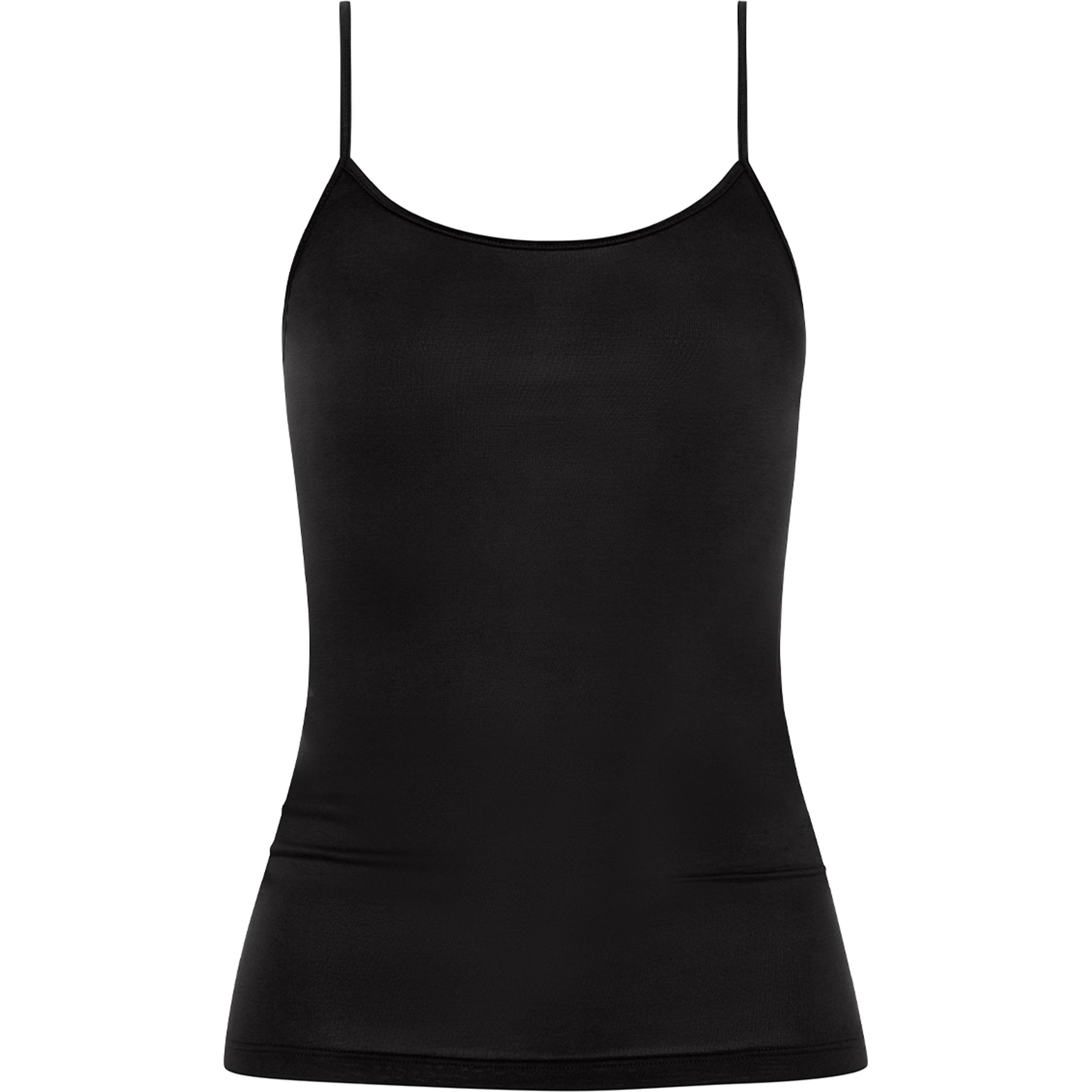 Mey, Damen, Shirt, Spaghetti Tops, Schwarz, (42)