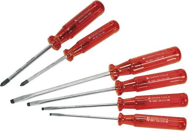 Image du produit PB Swiss Tools Jeux de tournevis (Recouvrement cruciforme Phillipps (PH), Vis fendues)
