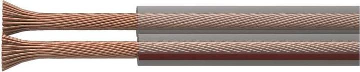 Productafbeelding Emos Twisted pair kabel ECO 2x2,5mm, transparant, 100m (100 m, 2.50 mm²)