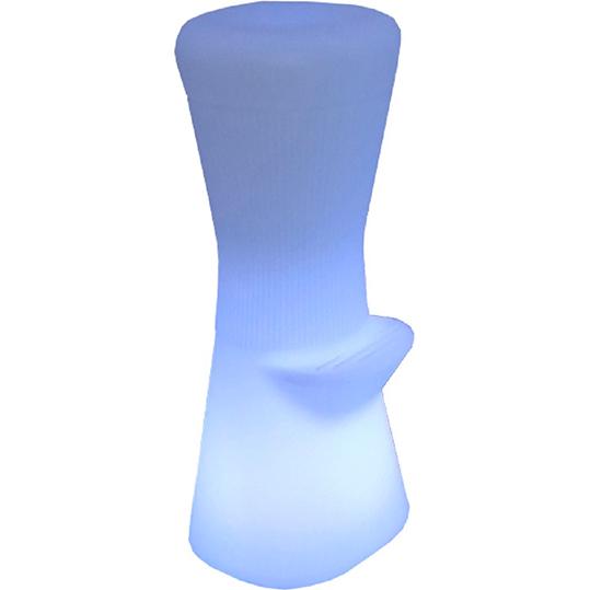 Newgarden, Illuminazione esterna, CORFU 74 LED Sgabello Solare 40cm + RGB, Batteria, Controllo Remoto Interno ed Esterno IP65 (45 lm, IP65)