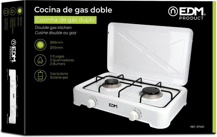 Produktbild EDM Gaskocher 07420 46 x 30 x 12 cm