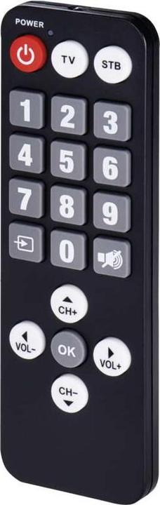 Produktbild Emos Senior Fernbedienung für Receiver EM190/EM190S/EM190L (Gerätespezifische Fernbedienung, Infrarot)