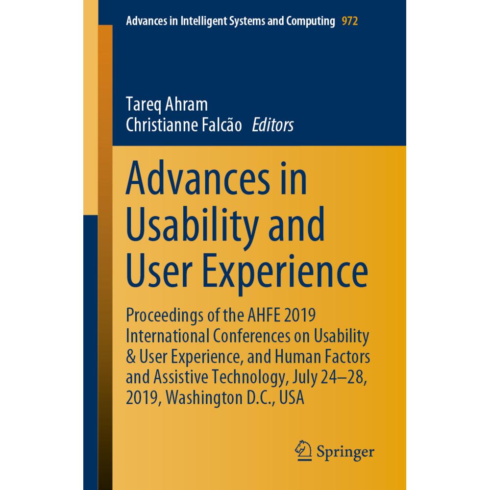 Advances in Usability and User Experience, Fachbücher von Tareq Ahram, Christianne Falcão