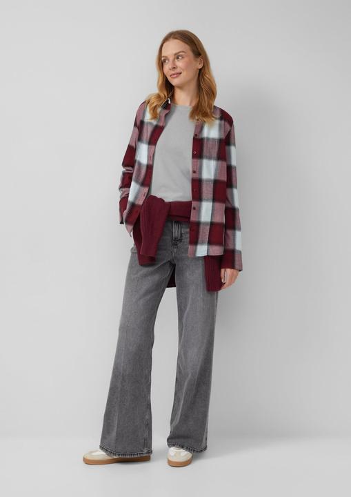 Immagine prodotto s.Oliver Bluse Taillierte Hemdbluse aus Flanell (40)