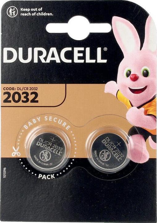 Productafbeelding Duracell Lithium knoopcellen (2 Pcs., CR2032, 230 mAh)
