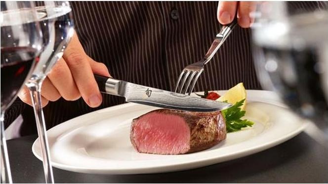 Immagine prodotto Kai Coltello da bistecca SHUN nero snocciolato (12.50 cm)