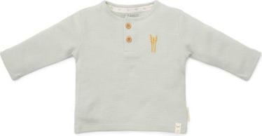 Little Dutch T-shirt langärmelig waffle Soft Green - 74 (74)