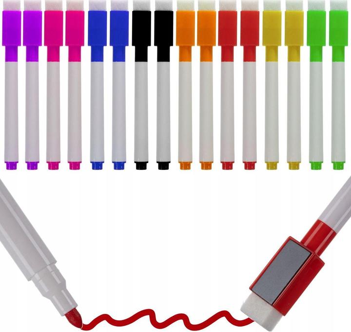 JTI Pennarelli per immagini magnetiche - 16 pezzi - 8 colori (16 x)