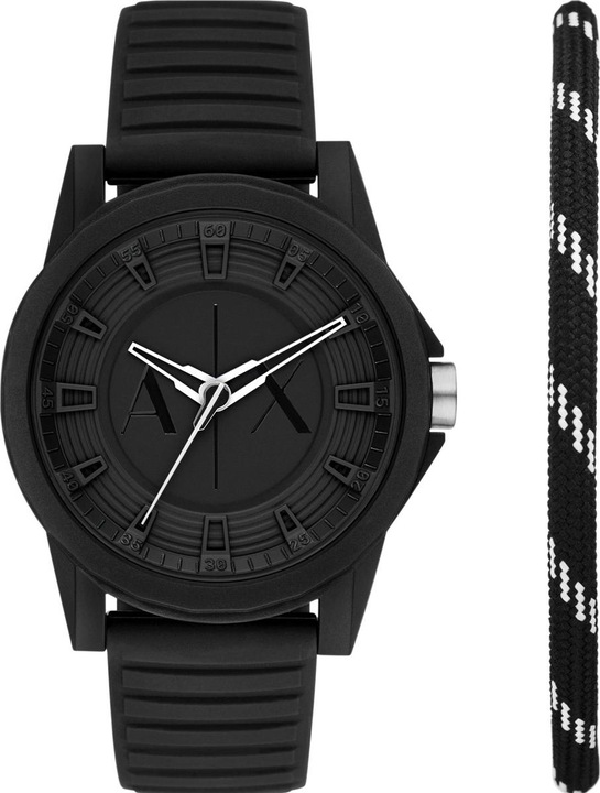 Armani Exchange Uhren-Set (Orologio da polso analogico, 44 mm)