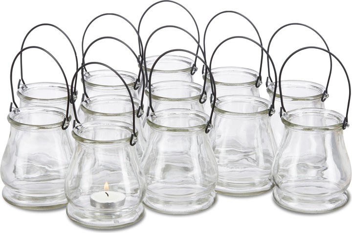 Image du produit Relaxdays Lys (12 x, 8,5 x 8,5 x 10 cm)