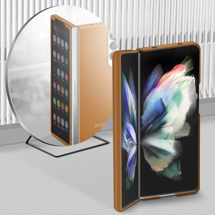 Actual product image Samsung Leather Cover (Samsung Galaxy Z Fold3)
