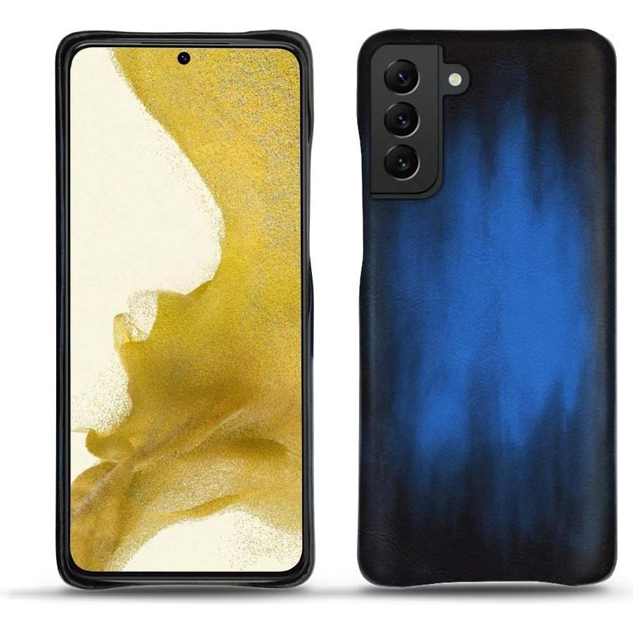 Noreve Lederschutzhülle (Samsung Galaxy S22), Smartphone Hülle, Blau