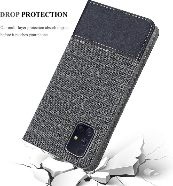Image du produit Cadorabo Couverture look jeans Book (Samsung Galaxy M31s)