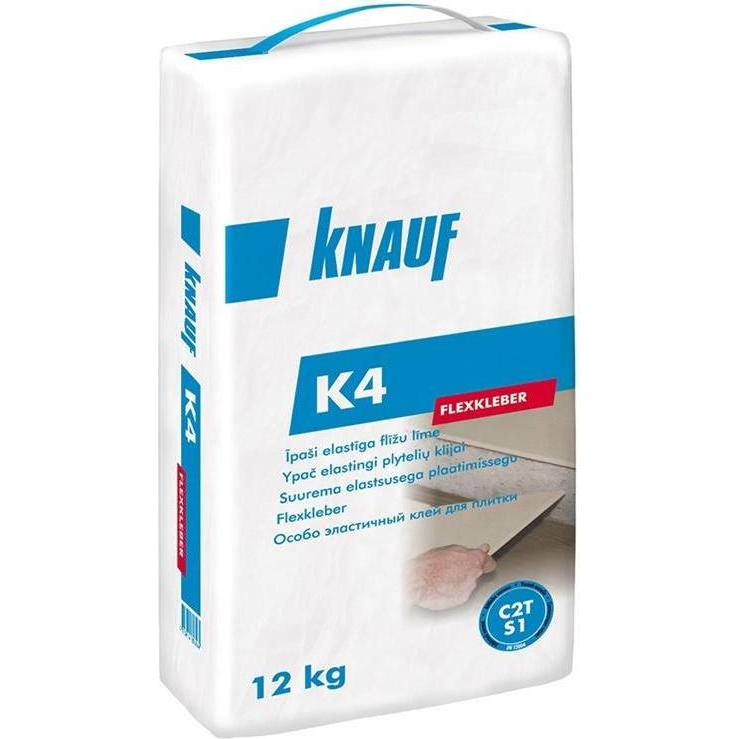 Knauf, Zubehör Verlegematerial, Tile Adhesive K4 Elastic+ 12kg