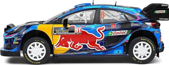 Actual product image Solido 1:18 Ford Puma Rally1 Hybrid #8 blue