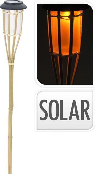 Actual product image Koopman Solar lamp bamboo stick