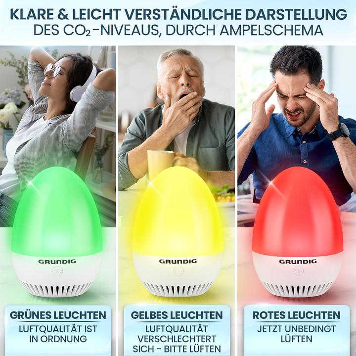 Produktbild Grundig CO2 Messgerät Ampel Air