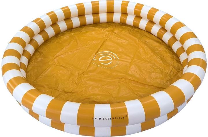 Swim Essentials Piscina per bambini a strisce gialle