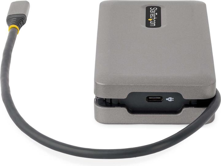 Actual product image StarTech com DKT31CVHPD3, Kabelgebunden, USB 3.2 Gen 2 (3.1 Gen 2) Type-C, 100 W, 2.0b, 10,100,1000 (USB-C, 3 Ports)