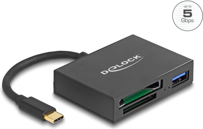 Lettore Di Schede USB-C 3 In 1 Per IPhone 15, IPad, Mac - SD/Micro SD Con Porta USB 3.0 - Plug & Play