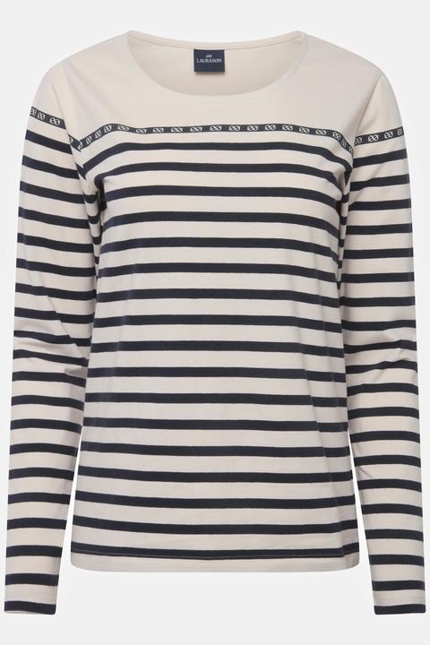 Produktbild Laurasøn Ringelshirt, Regular Fit, Rundhals, Langarm (M)