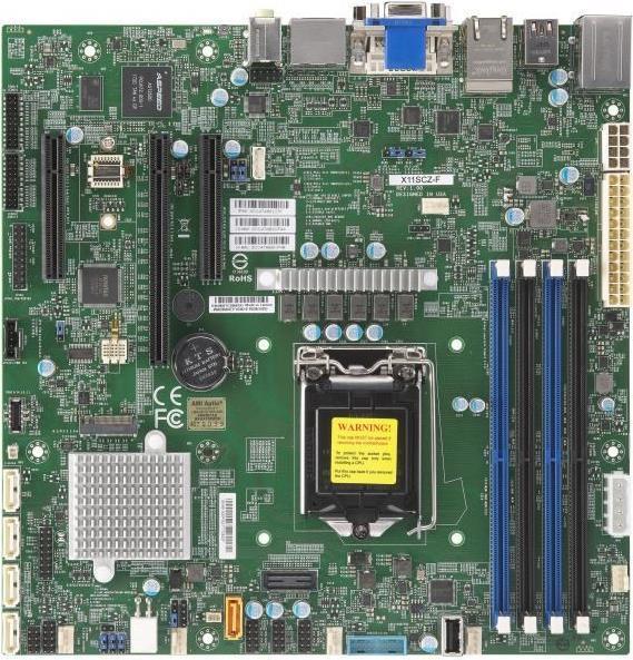 Supermicro Mainboard X11SCZ-F-B Intel C246 Bulk (LGA 1151, Intel C246, ATX)