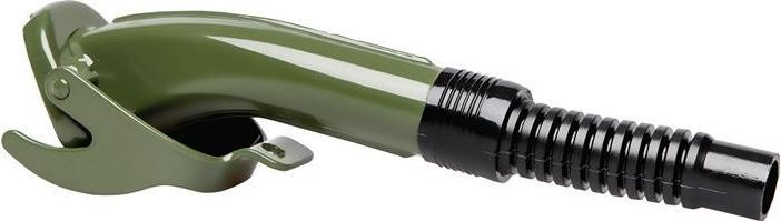 Actual product image Valpro Pouring spout for petrol/diesel without misfuelling block Length 280 mm Width 68 mm green Height 60