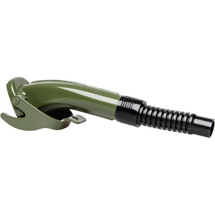 Valpro, Garagenausstattung, Ausgiesser für Benzin/Diesel ohne Fehlbetankungsblock Länge 280 mm Breite 68 mm grün Höhe 60