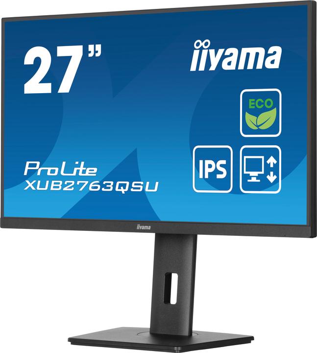 Actual product image iiyama ProLite XUB2763QSU-B1 (2560 x 1440 pixels, 27")