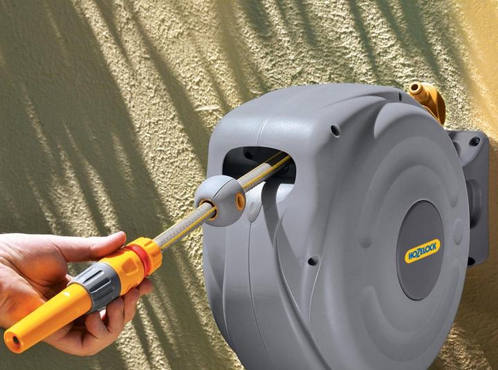 Immagine prodotto Hozelock Avvolgitubo da giardino Auto Reel Wall Hose Box 10m (10 m)