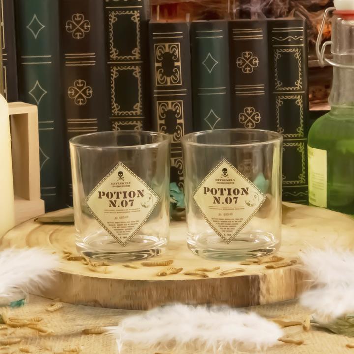 Actual product image ABYstyle HARRY POTTER - Bottle and glasses Set - Potion