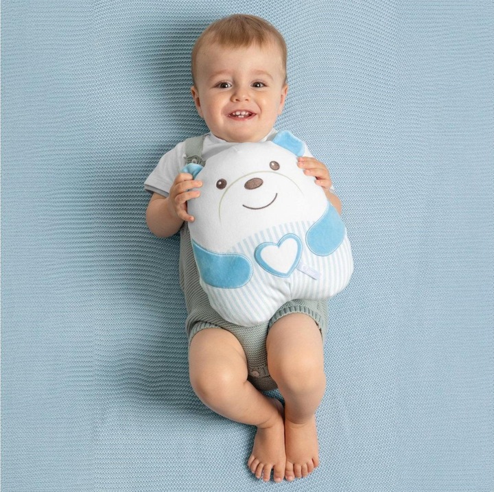 Actual product image Chicco Cuddly Meditation Teddy Bear Blue