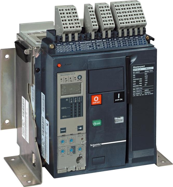 Actual product image Schneider Electric Masterpact NT06H1, 3 P, 630A, max. breaking capacity 42kA 47200
