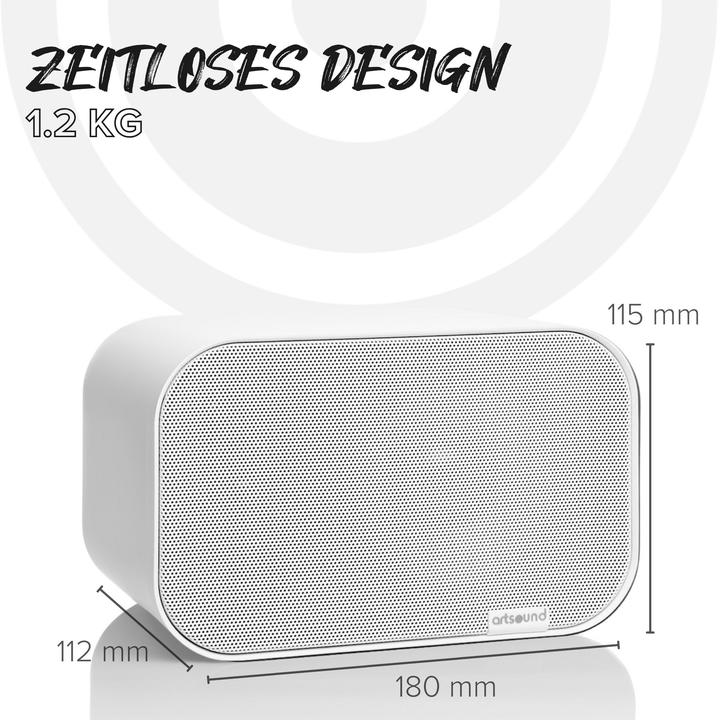 Produktbild Artsound UNI30 Wit (per paar) (1 Paar)