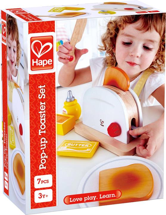 Actual product image Hape Pop-up toaster set