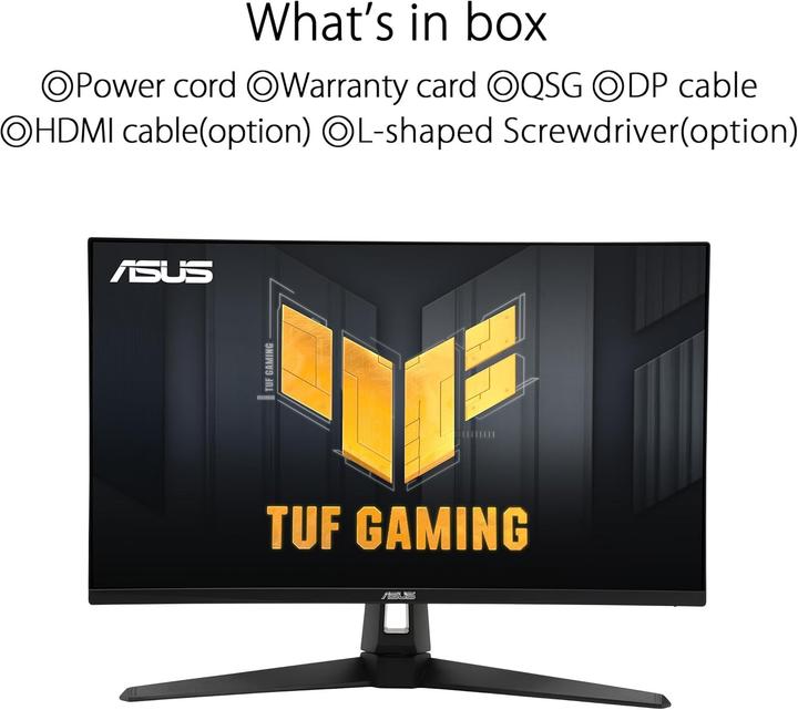 Produktbild ASUS TUF Gaming VG27AQM1A (2560 x 1440 Pixel, 27")