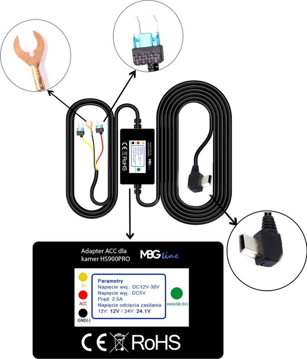 Produktbild MBG Line Videorecorder HS900PRO (Eingebautes Mikrofon, Eingebautes Display, Bluetooth, WLAN, QHD)
