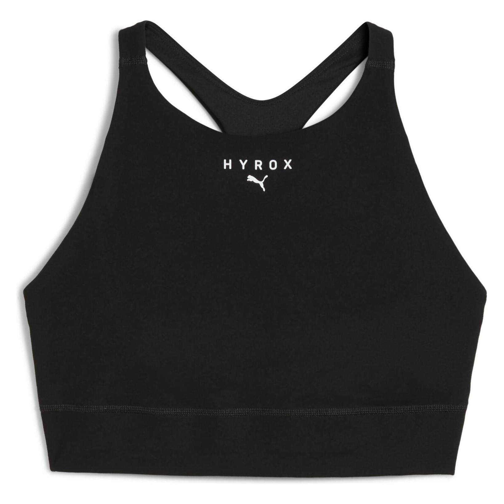 Puma, Sportbeha, W X Hyrox Shapeluxe Beha Met Hoge Hals (S), Zwart