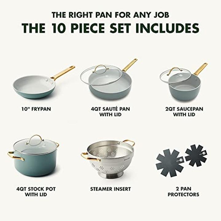Produktbild Greenpan Padova Reserve -10-teilig (26 cm, Pfannenset + Topfset, Aluminium)