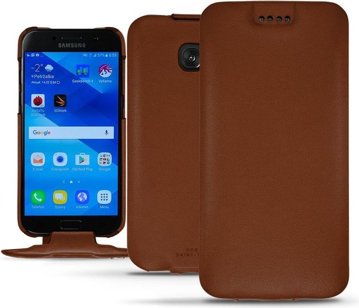 Noreve Lederschutzhülle vertikal (Samsung Galaxy A3 (2017))