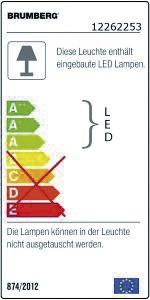 Energie-Label Brumberg LED-Deckenspot (710 lm)