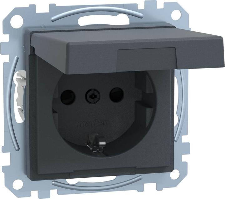 Produktbild Merten Steckdose System M Anthrazit MEG2314-0414