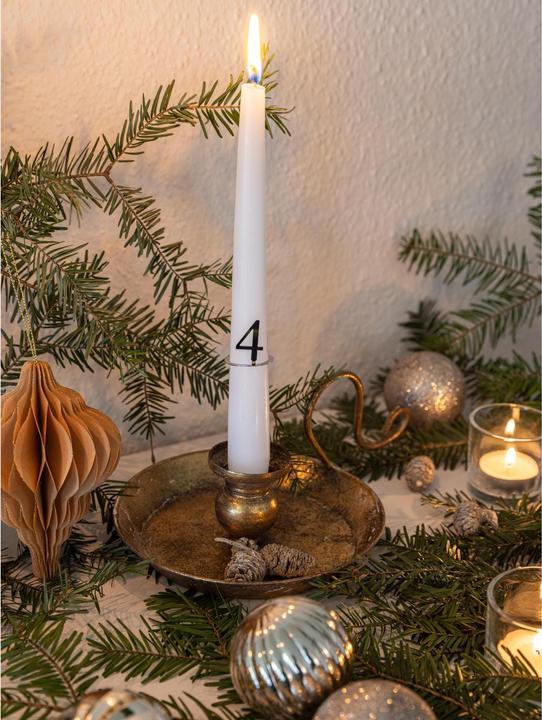 Image du produit Cocon Décoration de Noël Cône d'aulne, Blanc