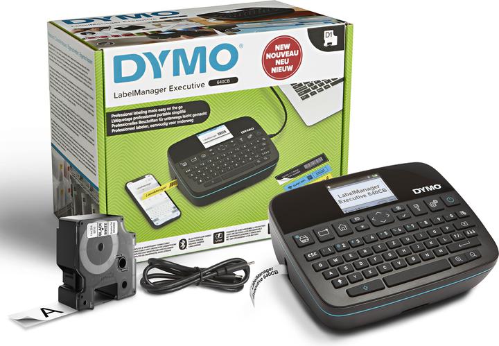 Produktbild Dymo LabelManager 640CB 6/9/12/19/24mm D1-Bänder Qwertz