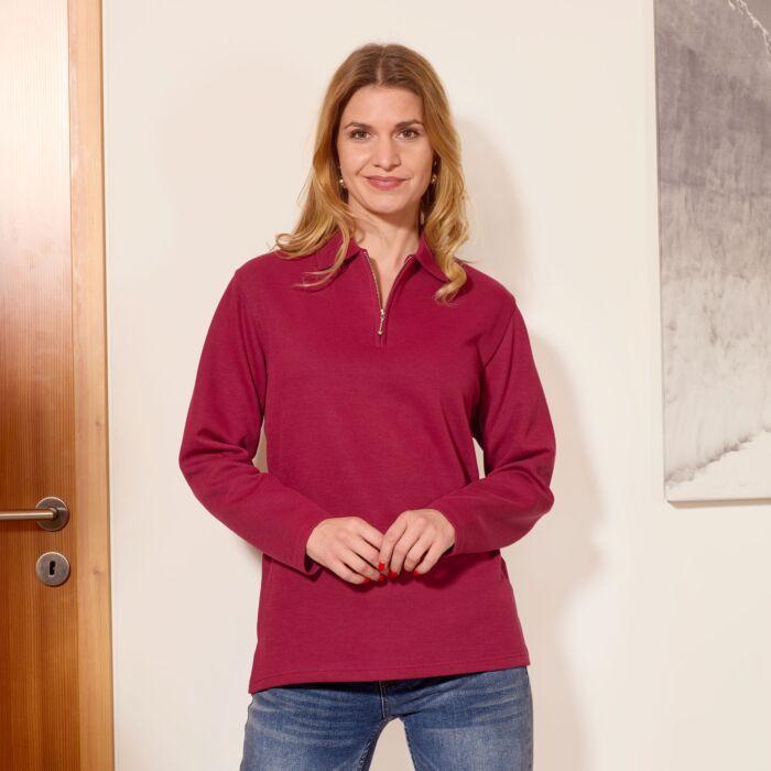 Image du produit Beverly Sweat-shirt, col polo, glissière (L)