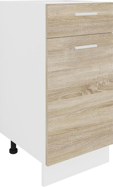 Produktbild VCM Küchenschrank Breite 40 cm Schublade Unterschrank Küche Küchenmöbel Esilo (40 x 46 x 82 cm)